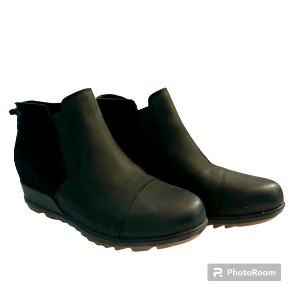 SOREL Evie Pull-On Boot Bootie Black 11 - Picture 3 of 13